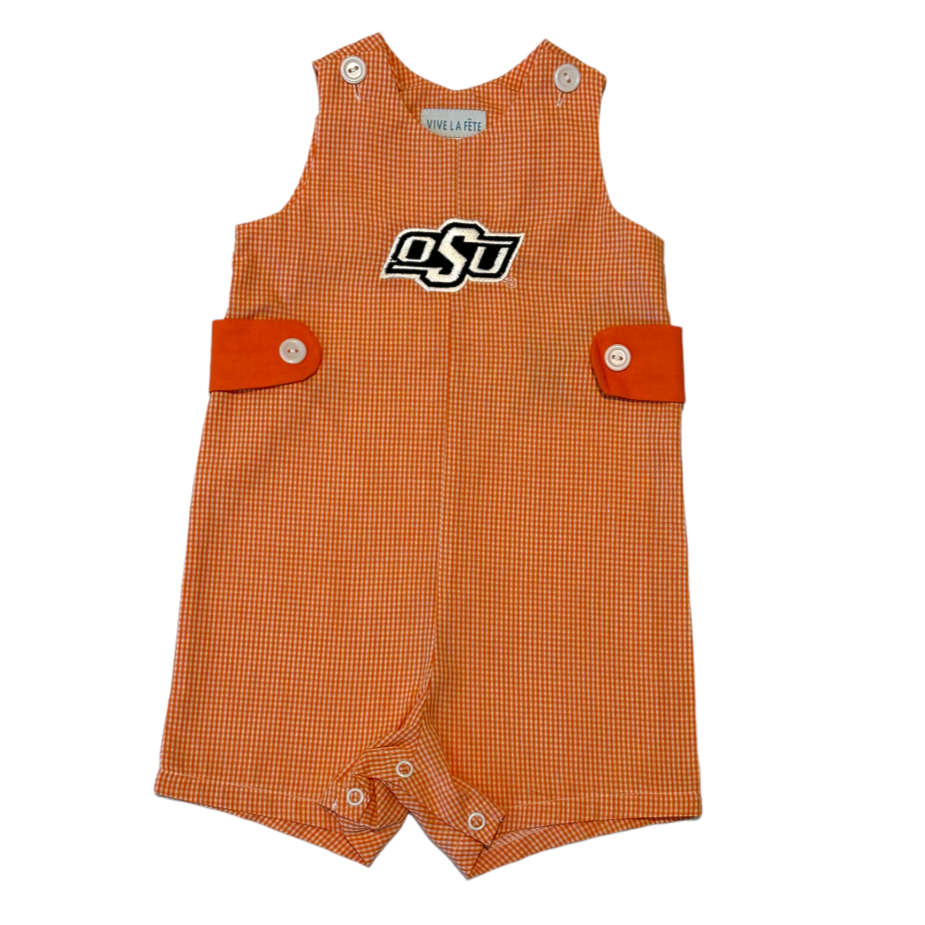 OSU College Baby Boy Overalls