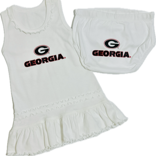 University of Georgia Toddler Dress