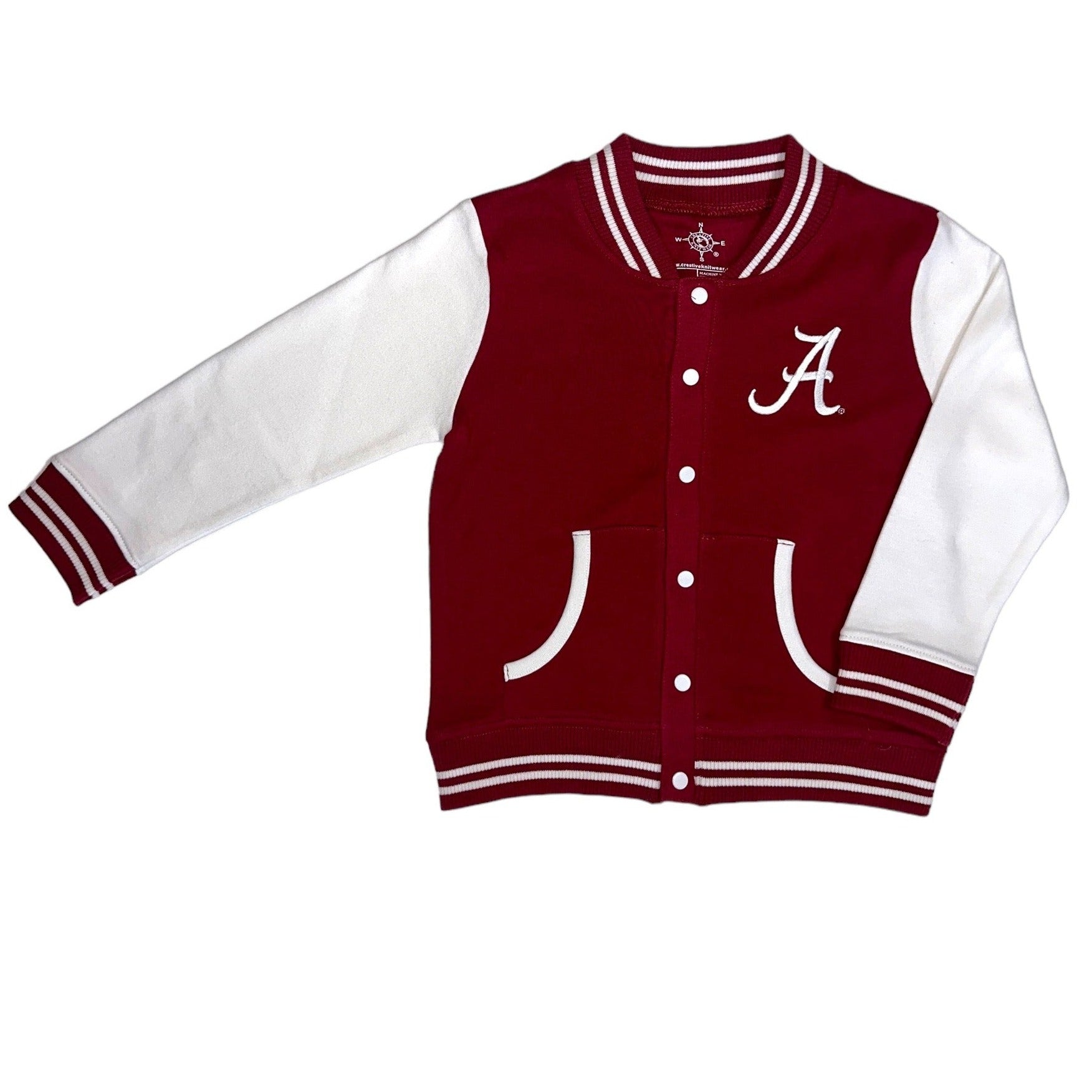 Alabama crimson clearance tide letterman jacket