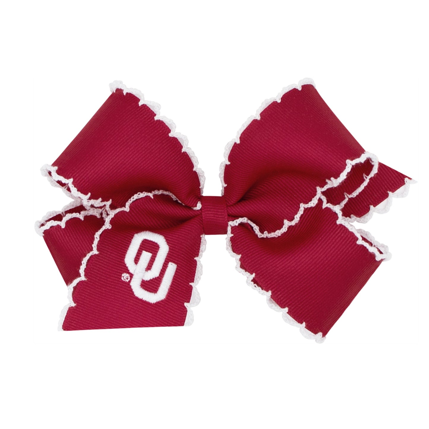 Oklahoma Sooner Girl Hair Bow