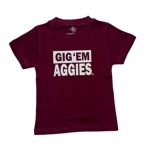 Texas A&M Aggies Baby and Kids Shirt