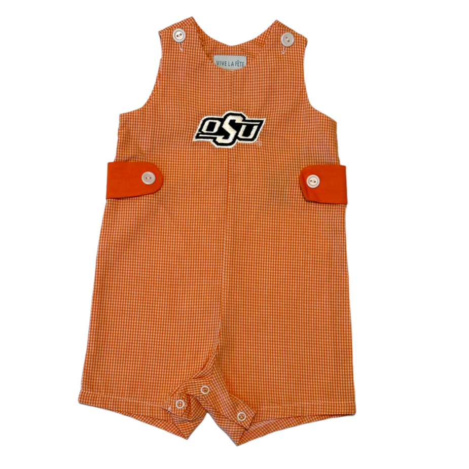 OSU College Baby Boy Overalls 